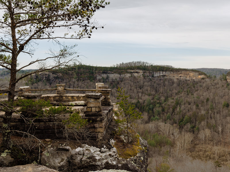 View from Chimney Top Rock at Red River Gorge