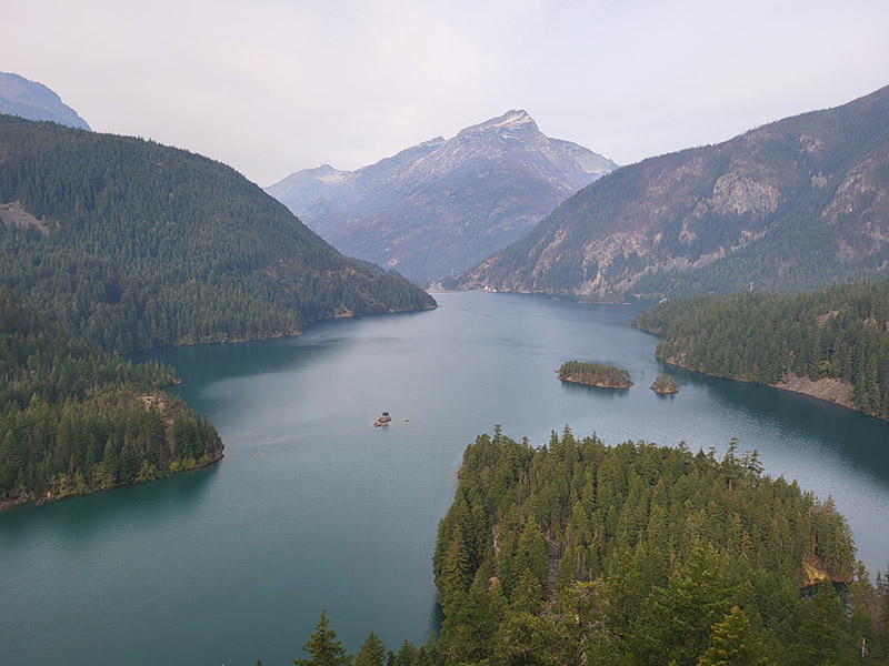 Diablo Lake in the morning