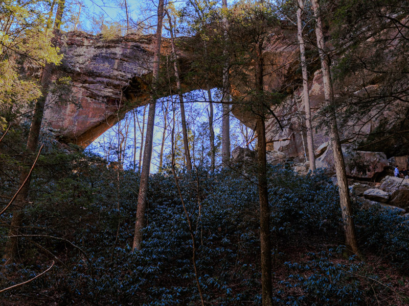 Gray's Arch from a distance.