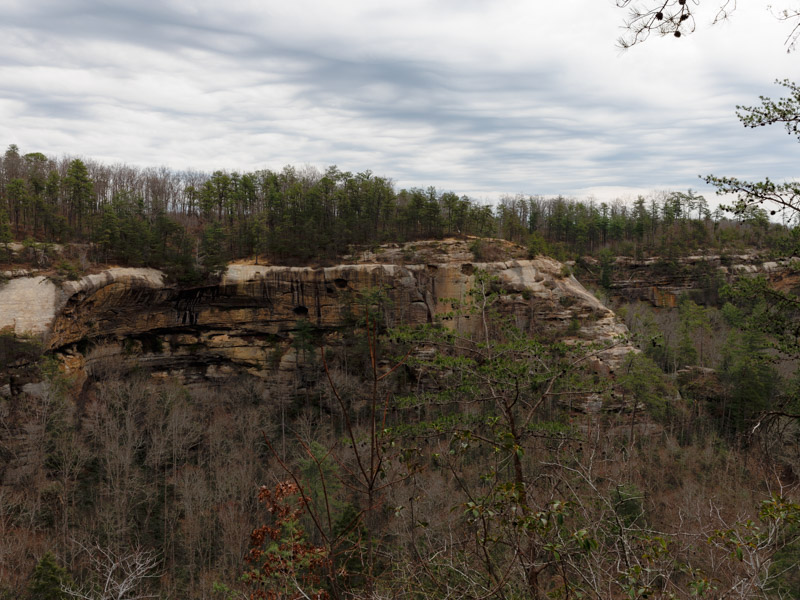 Indian Staircase from a distance.