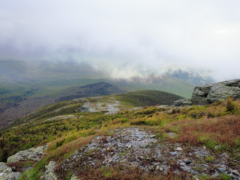 A view near the summit of Mount Mansfield.