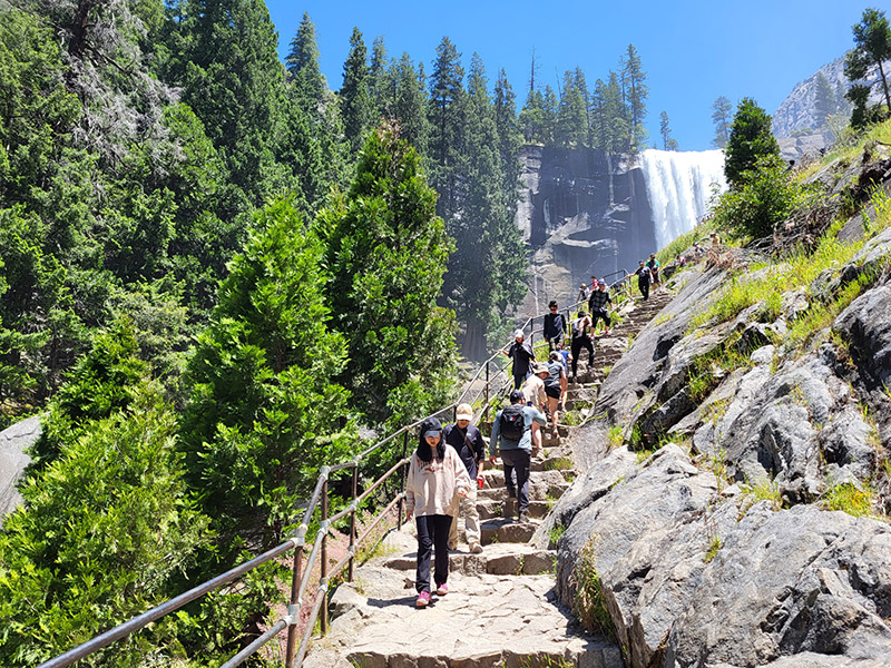 Staircase at Vernal Falls
